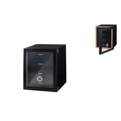 Υγραντήρας Πούρων Angelo Cabinett Black